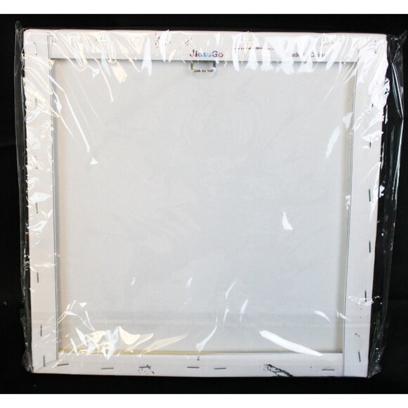 4 JiazuGo White Japanese Samurai Stretched Prints Set Canvas Ink Paintings Splat - Picture 6 of 10